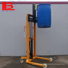 Upgrade manual hand drum lifter electric stacker forklift